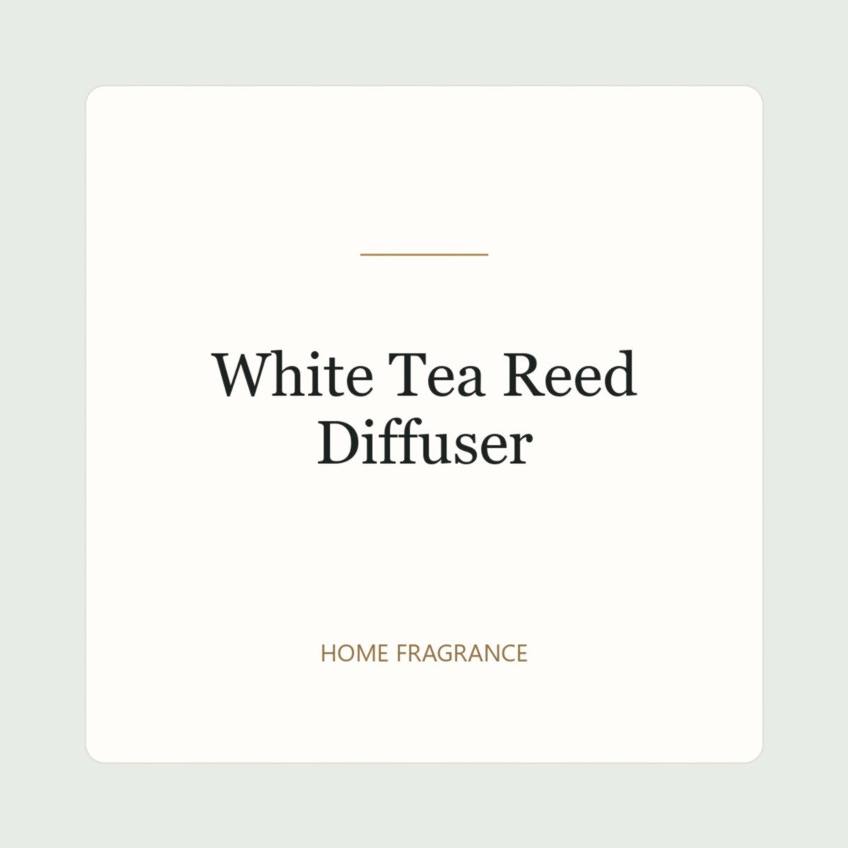 White Tea Reed Diffuser
