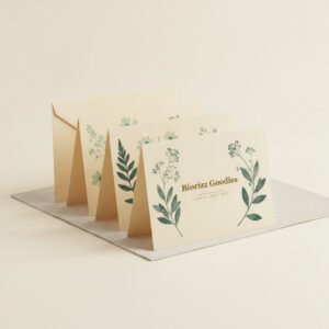 Pressed Botanical Notecards, Set of 6